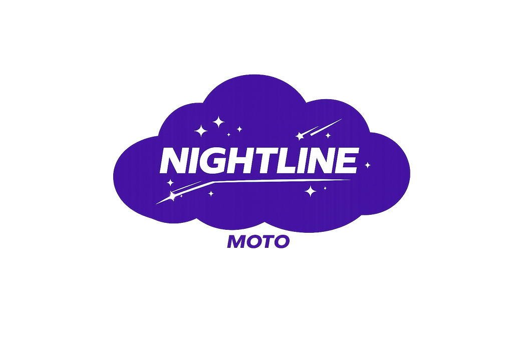NightLine Stickers Black & Blue Sparkle (2 pack)
