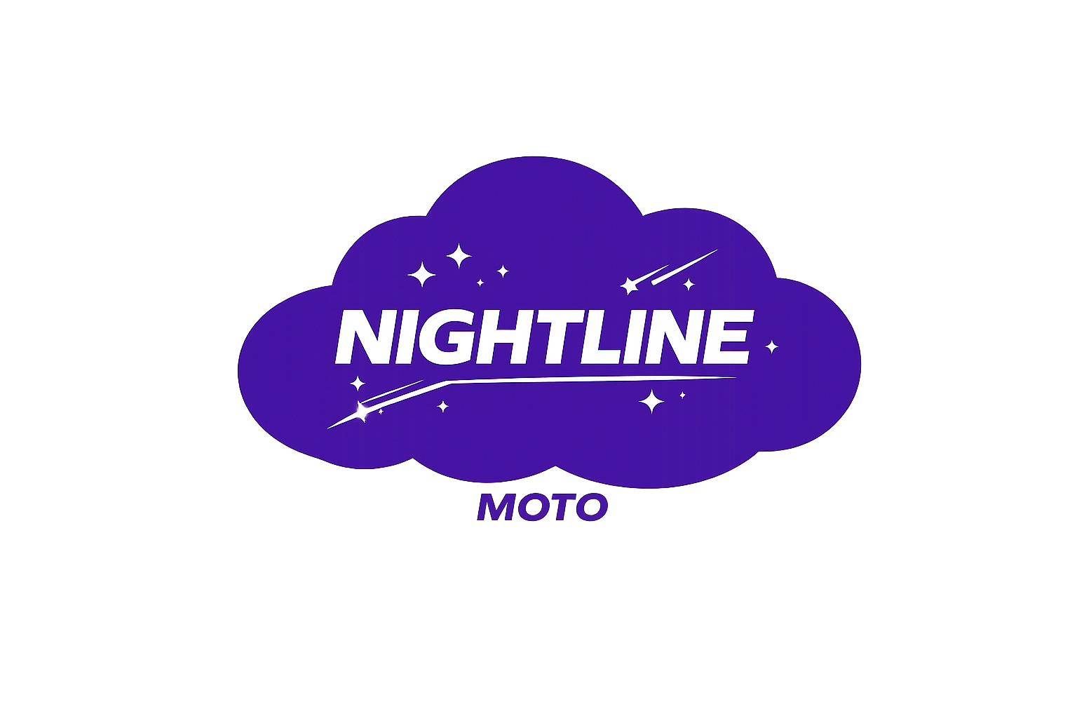 NightLine Stickers Black & Blue Sparkle (2 pack)
